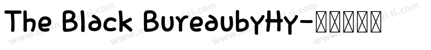 The Black BureaubyHy字体转换